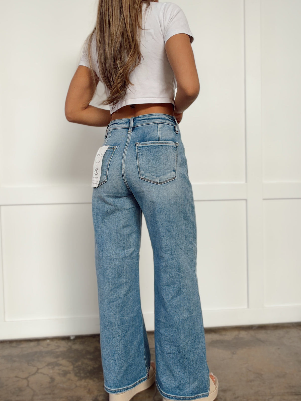 Chloe High Waisted Wide Leg Jeans