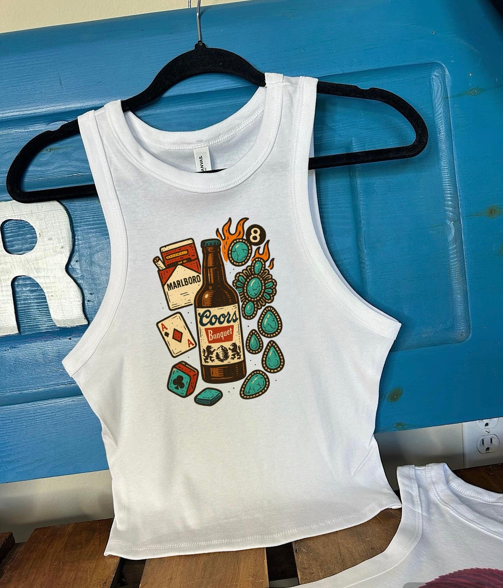 Cowboy Essentials Cropped Tank