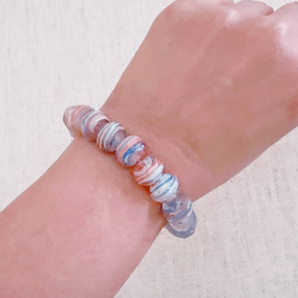 Zion Canyon Glass Bead Stretch Bracelet