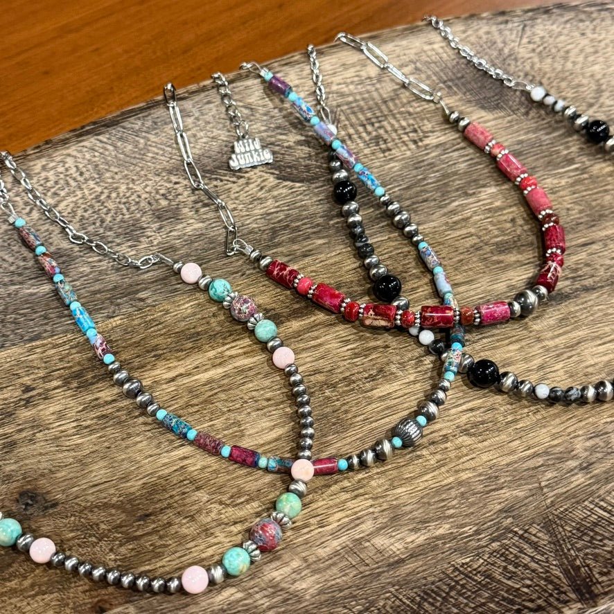 Canyon Rose Paperclip Chain Necklace