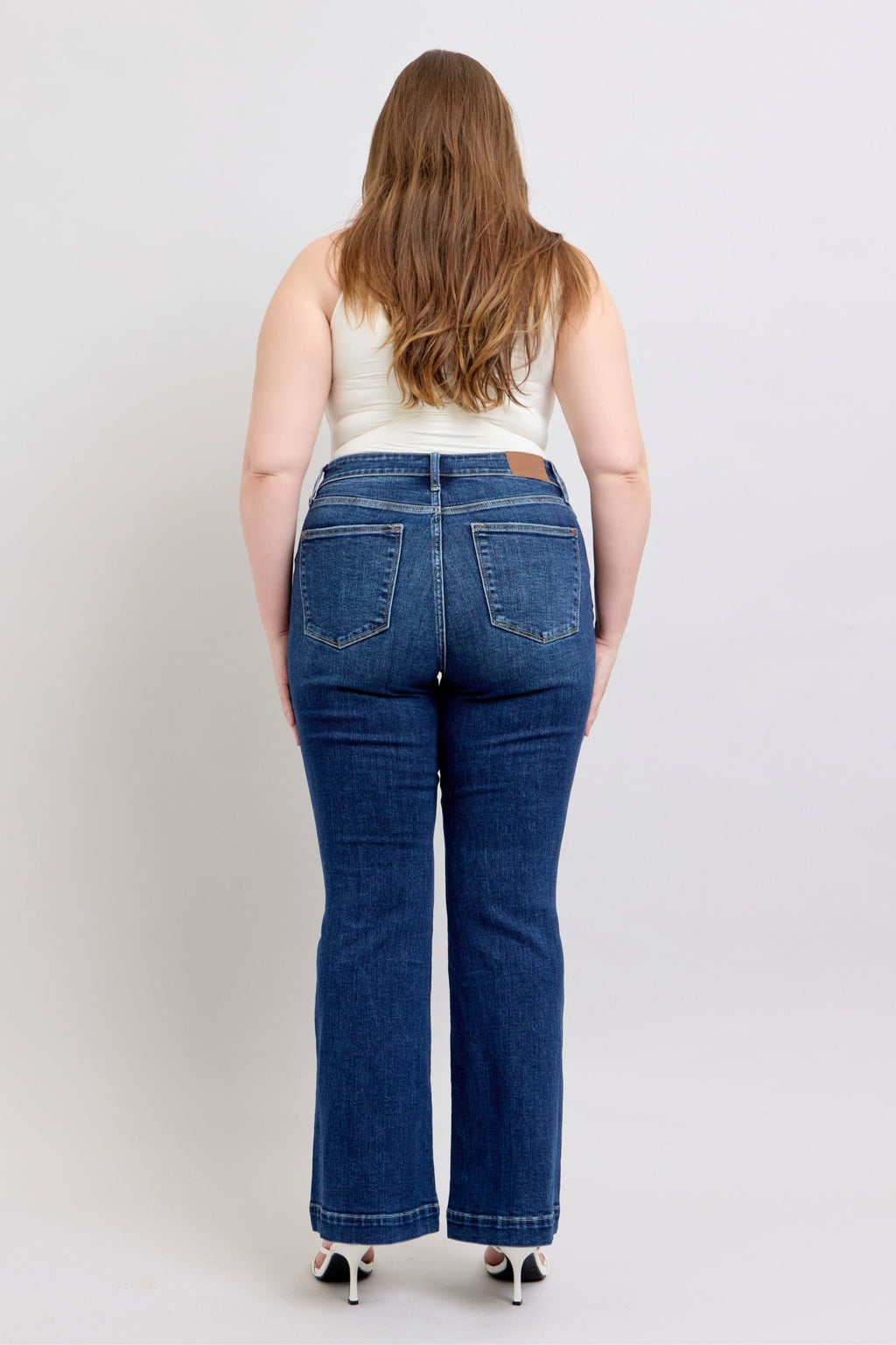 Jacqueline Judy Blue Flare Jeans