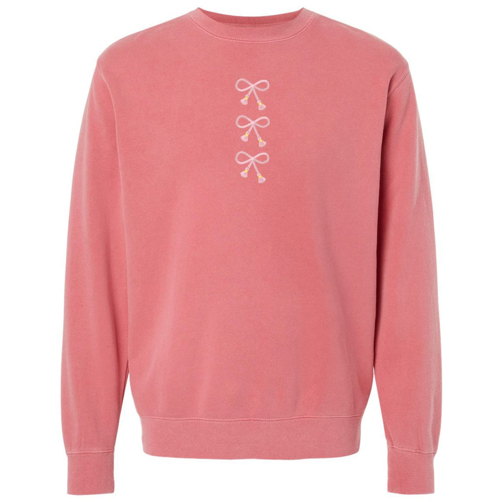 'Three Bows Nice' Tasseled Cozy Crew