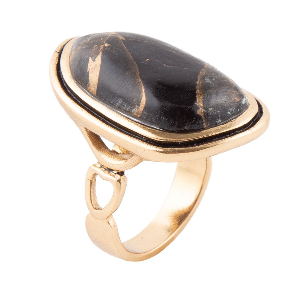 Gold Infused Matrix Ring