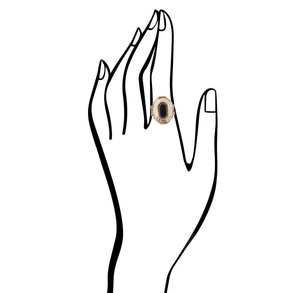 Hall of Fame Onyx Ring