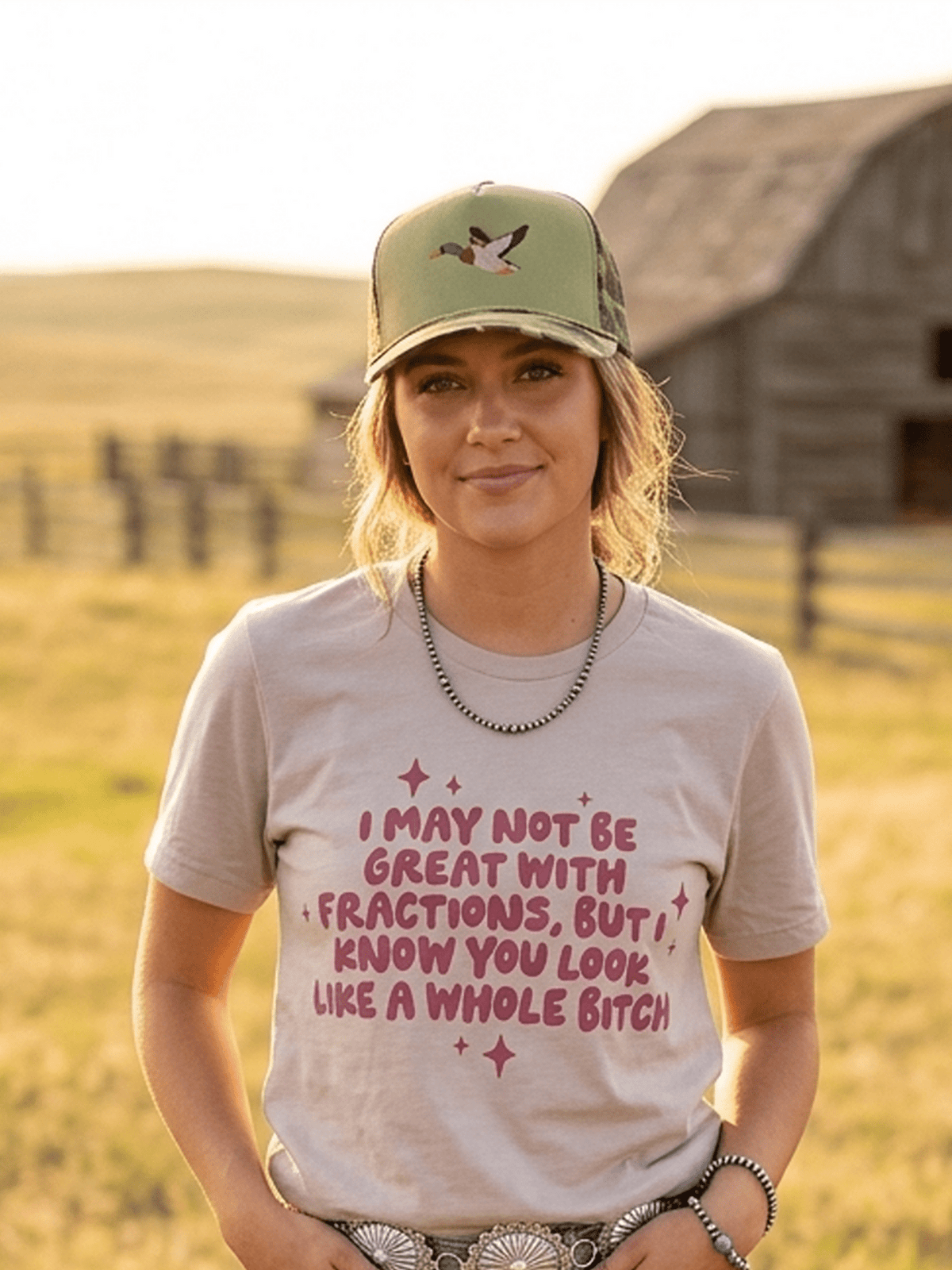 I May Not Be Great With Fractions Graphic Tee