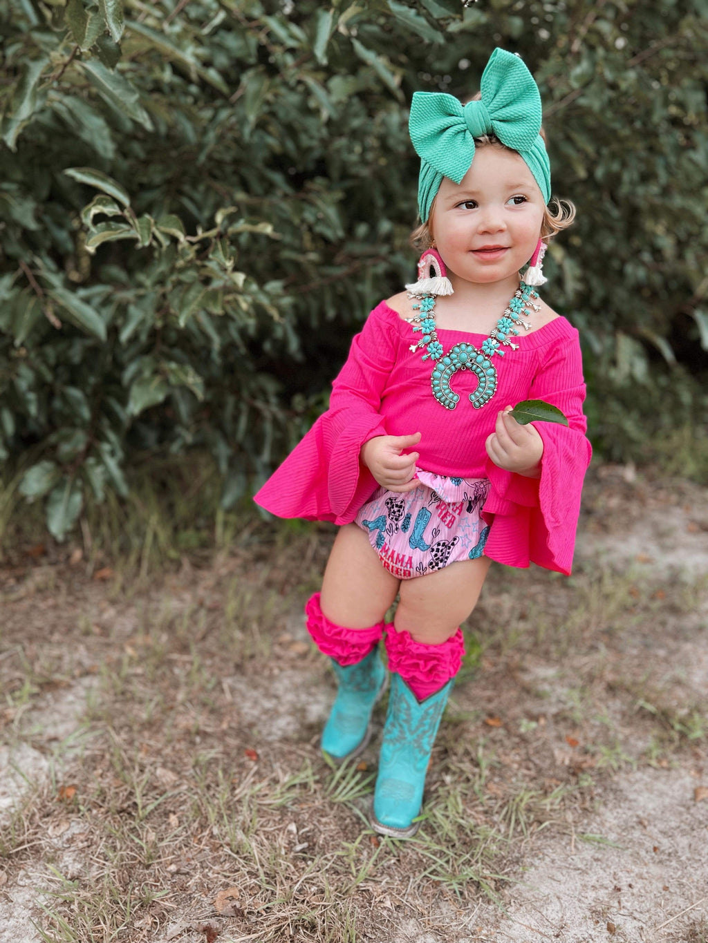 Turquoise Boots