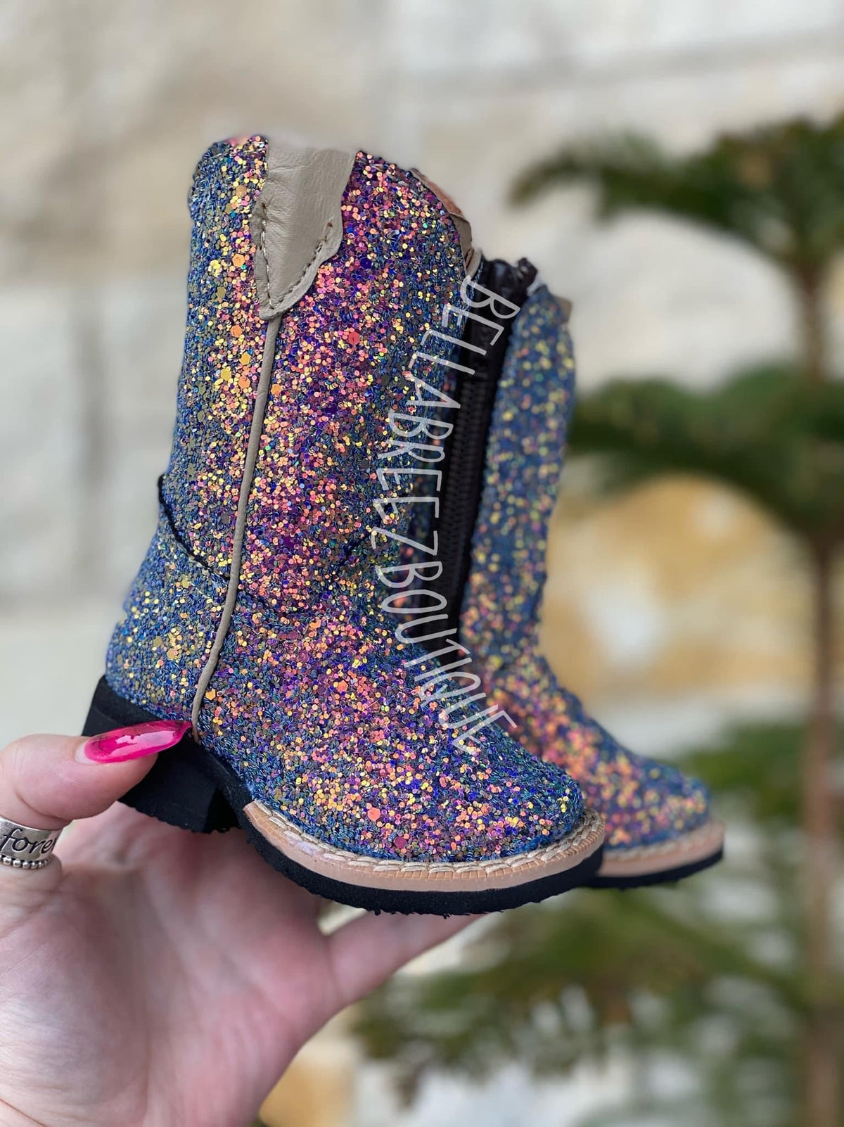 Blue Mermaid Tanner Mark boots (FINAL SALE)