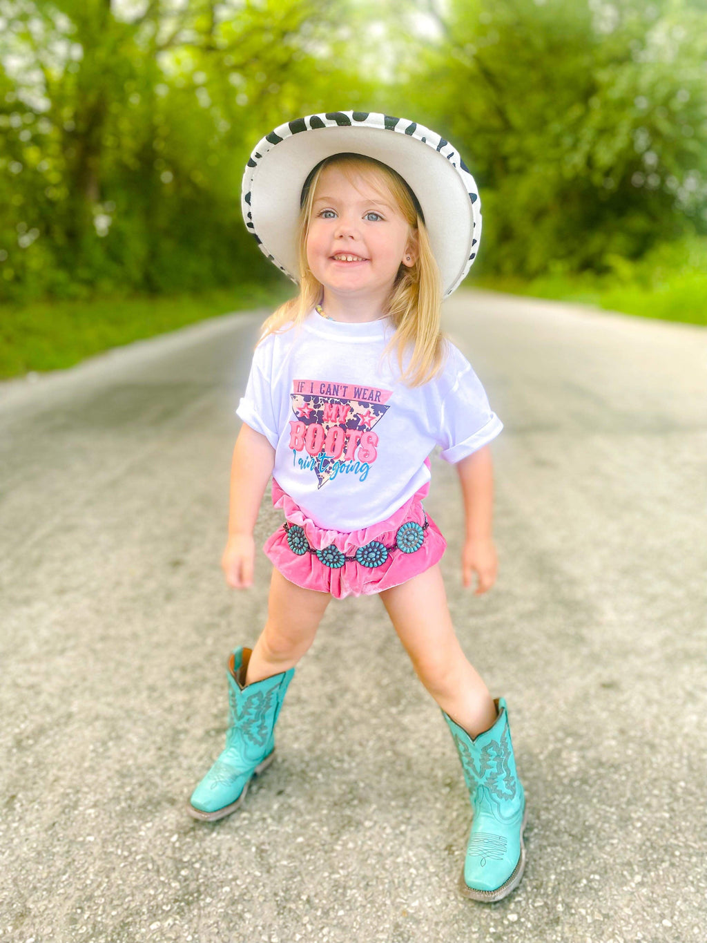 Turquoise Boots