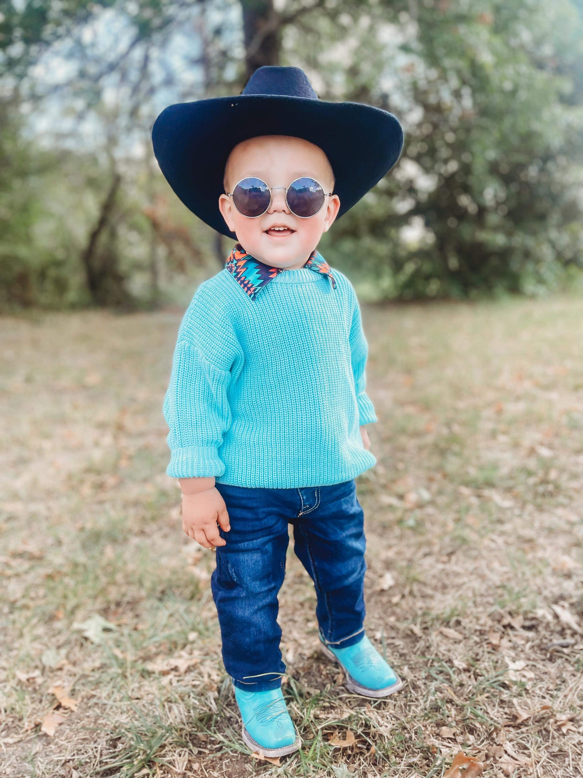 Turquoise Boots