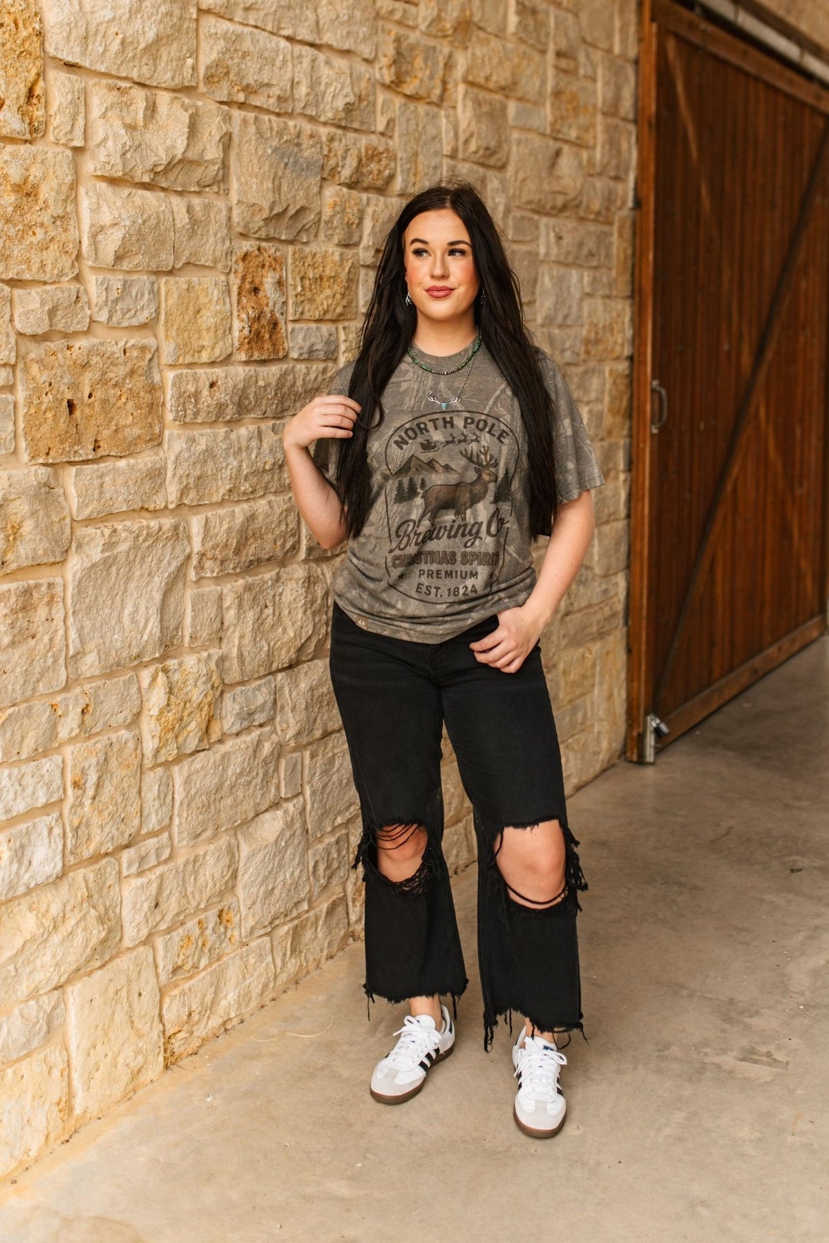 North Pole Brewing Co RealTree Camo Graphic Tee