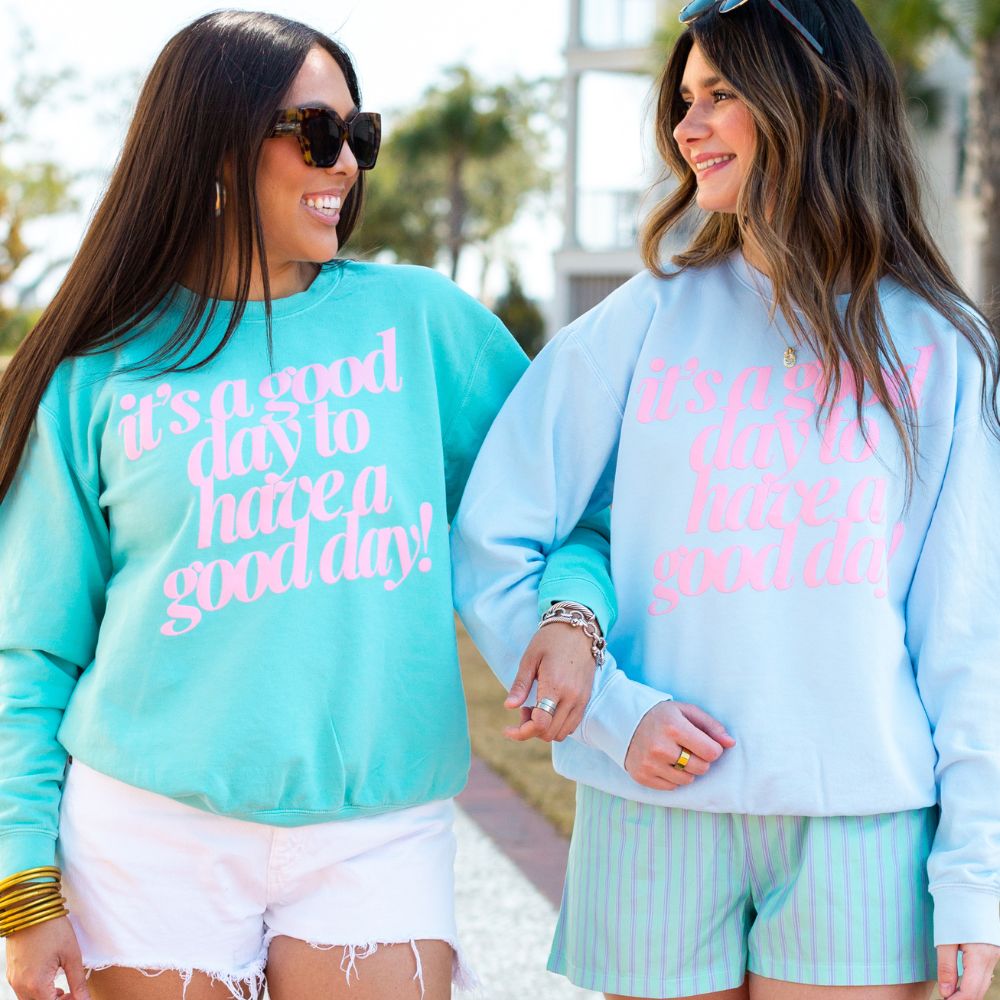 PUFF 'Good Day²' Lightweight Sweatshirt