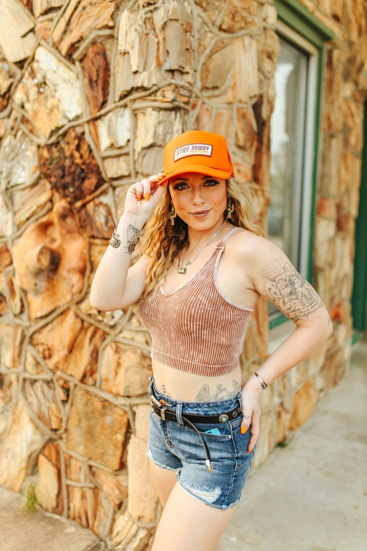 Stay Rowdy Trucker Hat