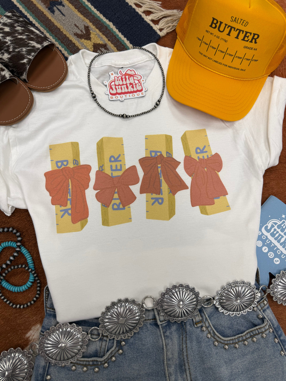 Bow Butter Sticks Graphic Tee